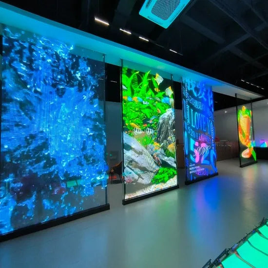 De toekomst van LED-technologie: transparante en flexibele schermen