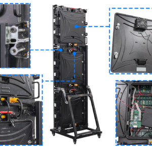 Mobile Foldable LED Poster Screen P2.5 Outdoor Poster LED Screen 1920×640