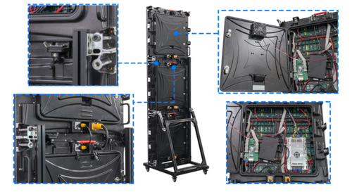 Mobile Foldable LED Poster Screen P2.5 Outdoor Poster LED Screen 1920×640