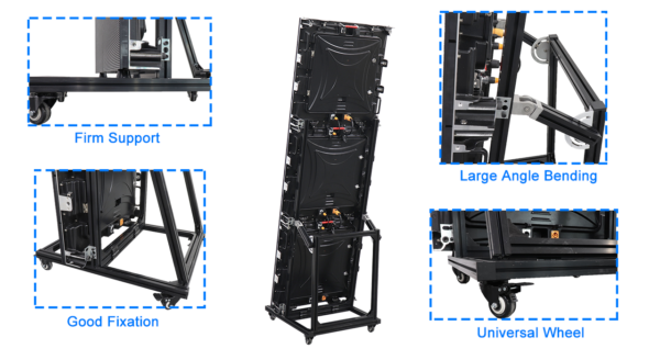 Mobile Foldable LED Poster Screen P2.5 Outdoor Poster LED Screen 1920×640