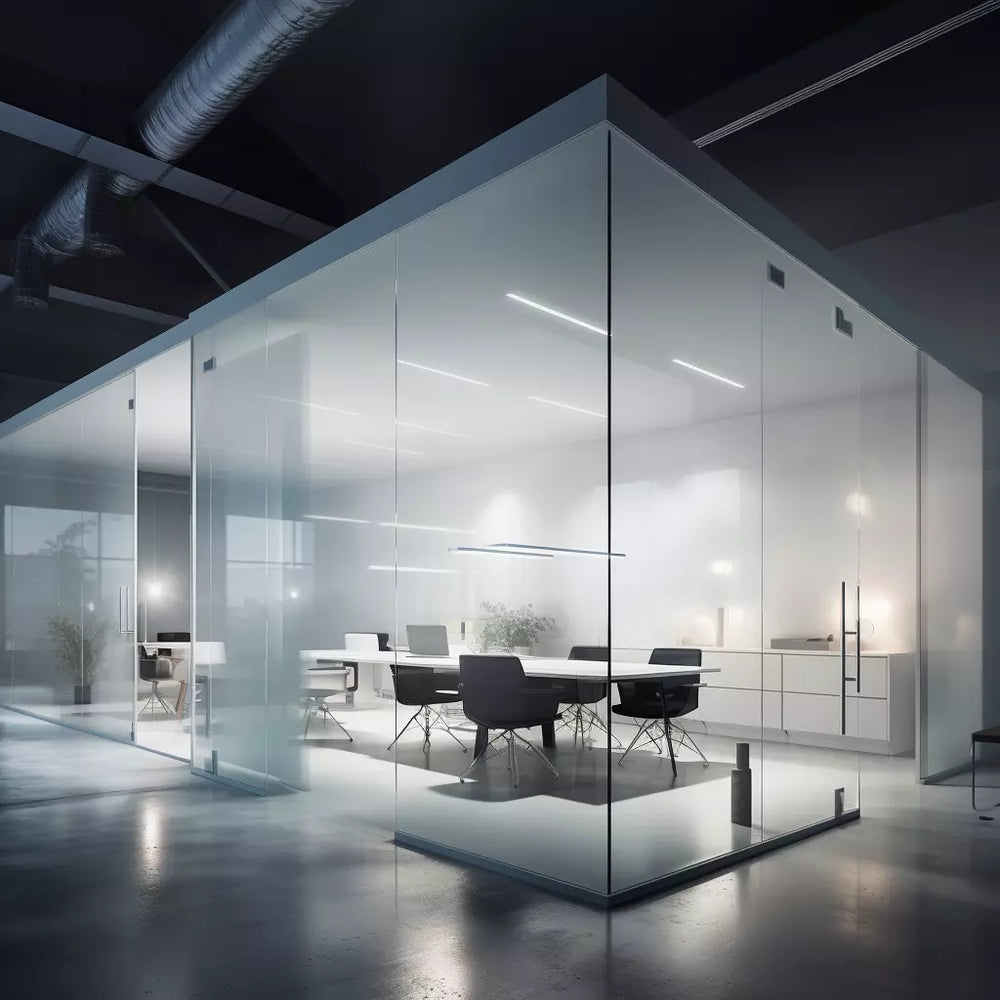 schakelbare smart film glazen vergaderkamer kantoor transparant mat privacy oplossing kopen