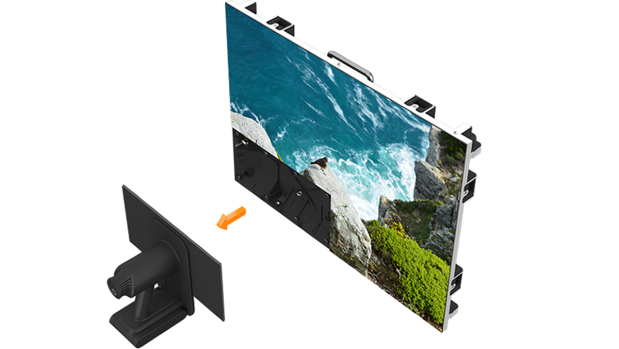 HD indoor LED display paneel met modulair montageframe — volle kleur LED scherm voor binnen gebruik